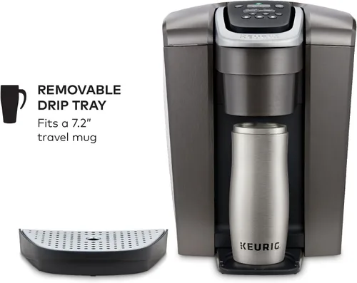Vista 7 de BLACK+DECKER Cafetera Keurig K-Elite de 1000 W para microondas y cápsulas individuales de 12 onzas