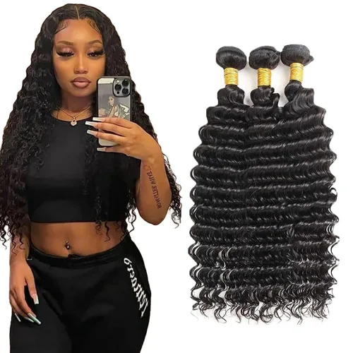 Vista 236 de 300g 1B27 Human Hair Bundles Honey Blonde Bundles Human Hair 10A Brazilian Virgin Remy Hair Extensions 8 10 12 Inch