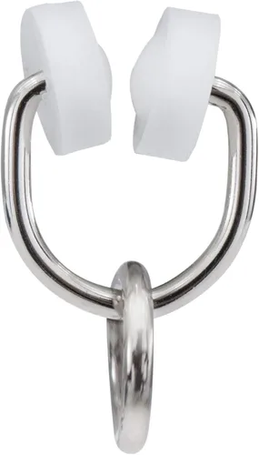 Vista 2 de RecPro Anillo portador de ruedas de nylon RV para barra de cortina I Beam Track (14)