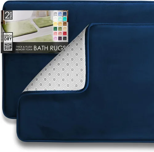 Vista 110 de Clara Clark tapete para baño, regadera o tina, de gomaespuma, negro, antiderrapante Camel Oro