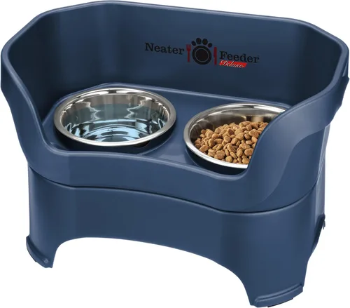 Vista 11 de Neater Pet Brands Neater Feeder Deluxe Cuencos para Perros Elevad os a Prueba de Derrames para Perros Pequeños Menos de 19 lbs, Fabricado en EE.UU.
