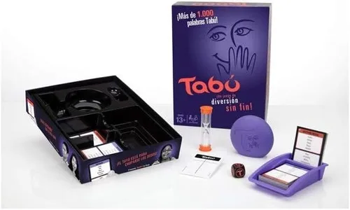 Vista 2 de Hasbro Gaming - Juego de dados Taboo versión española 26.7 x 20.1 x 5.1 pulgadas multicolor 2-Multicolor