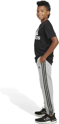 Vista 6 de adidas Boys' Toddler Elastic Waistband Essentials French Terry 3-Stripe Jogger