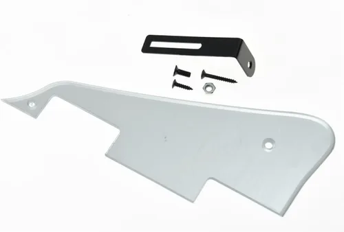 Vista 22 de KAISH Golpeador de guitarra Abalone Pearl LP con soporte negro para Epiphone Les Paul