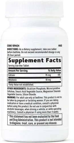 Vista 3 de GNC Melatonina 10mg - Paquete doble