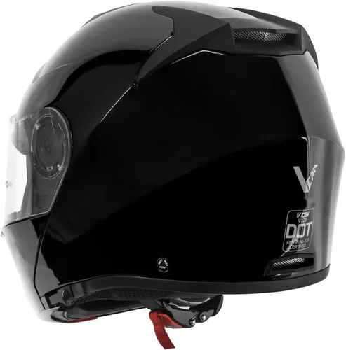 Vista 3 de VCAN VX28 Casco modular de motocicleta abatible de cara completa, aprobado por DOT, almohadilla Coolmax para mejillas y listo para OTG