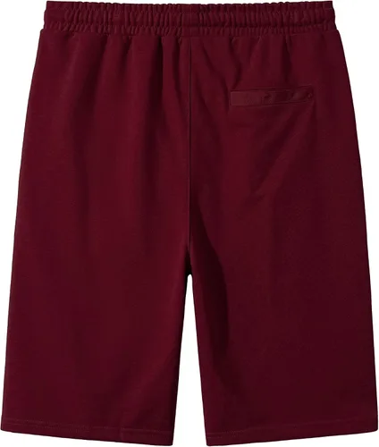 Vista 2 de Pantalones cortos casuales de punto de algodón con cordón elástico para hombre
