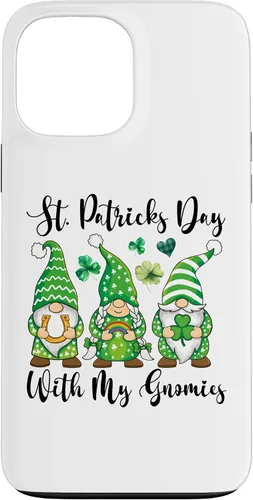 Vista 16 de iPhone 16 St Patricks Day Tee Shamrock Shirt Three Gnomies St Patricks Case