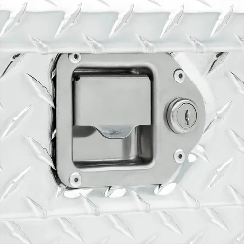 Vista 8 de UWS EC30071 Caja de herramientas para camión lateral de aluminio de 36 pulgadas de pared gruesa, con tapa RigidCore