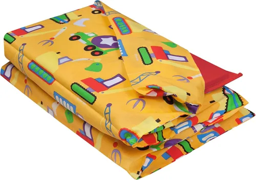 Vista 10 de Wildkin Funda de algodón para siesta para niñas, funda de repuesto suave con solapa cosida, se adapta a alfombrillas de vinilo de 1.5 pulgadas