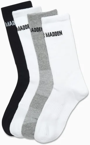 Vista 4 de Steve Madden Womens Socks Athletic Performance Running Socks Cushion Crew Socks for Women 4 Pack