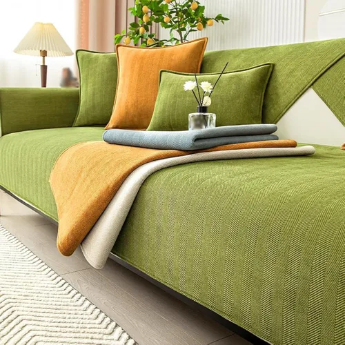 Vista 4 de Divertida funda de sofá mullida, protector de muebles de felpilla para sofá, divertidas fundas de sofá antideslizantes, fundas genéricas para sofá