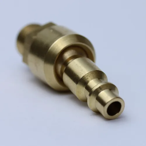 Vista 2 de Paquete de 2 Uffy - Bola giratoria de estilo industrial de 1/4 pulgadas, conectar NPT macho, herramienta de aire rápido M