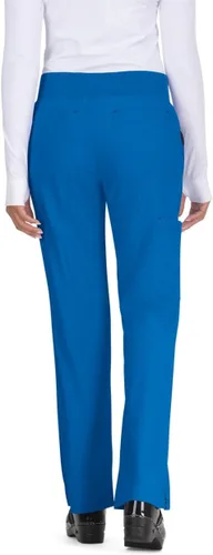 Vista 2 de KOI Basics Pantalón de yoga de 5 bolsillos con cintura natural y pierna acampanada para mujer