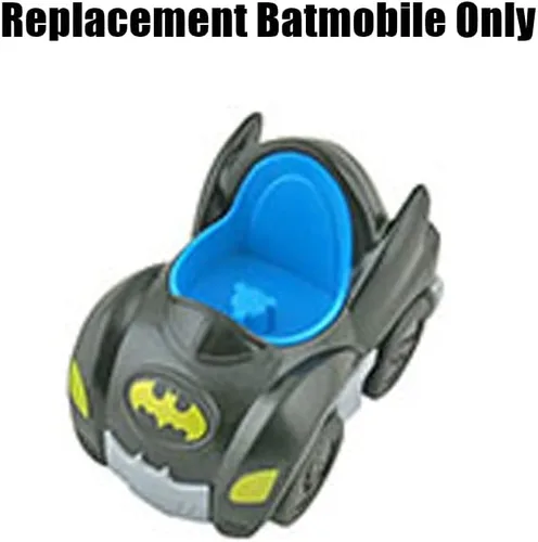 Vista 5 de Pieza de repuesto para Fisher-Price Little People DC Superfriends Deluxe Batcave Playset - HHY77 ~ Reemplazo de Batmobile negro y azul