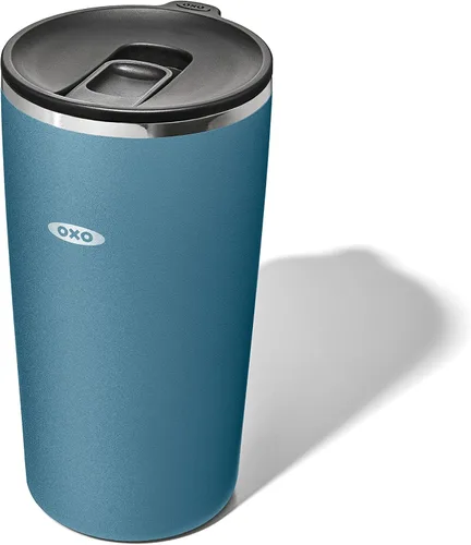 Vista 28 de OXO Strive - Vaso aislado de 24 onzas con tapa deslizante, cobalto oscuro