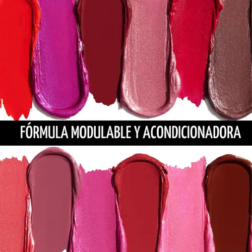 Vista 6 de wet n wild - Lápiz labial con acabado sedoso, color labial hidratante rico y acumulable, formulado con vitaminas A, E y macadamia para una Un breve