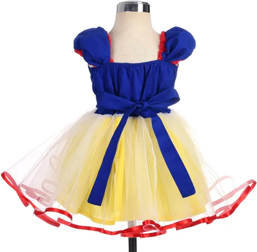 Vista 2 de LITO ANGELS - Disfraz de princesa para niñas pequeñas Halloween Navidad fiesta de disfraces con accesorios