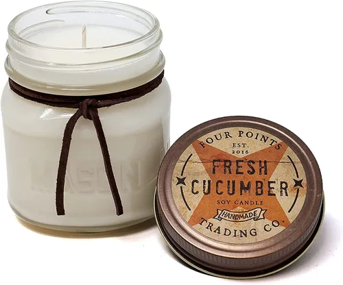 Vista 22 de I'm Your Huckleberry - Vela perfumada de soja para aromaterapia con tarro de 4 onzas Aromaterapia, con tarro