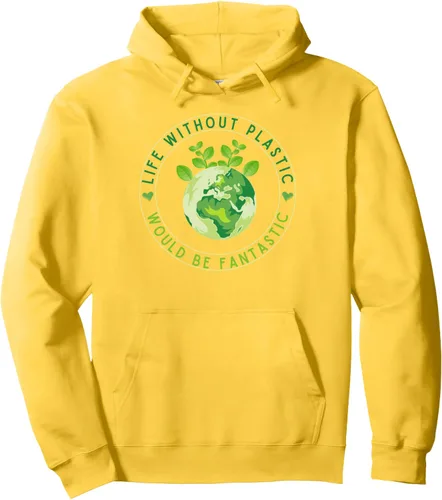 Vista 8 de Life Without Plastic Ecology Planet Original Vegan Gift Pullover Hoodie