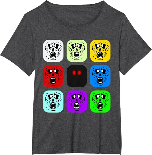 Vista 21 de Camiseta Zombie Rush Zombies Negro