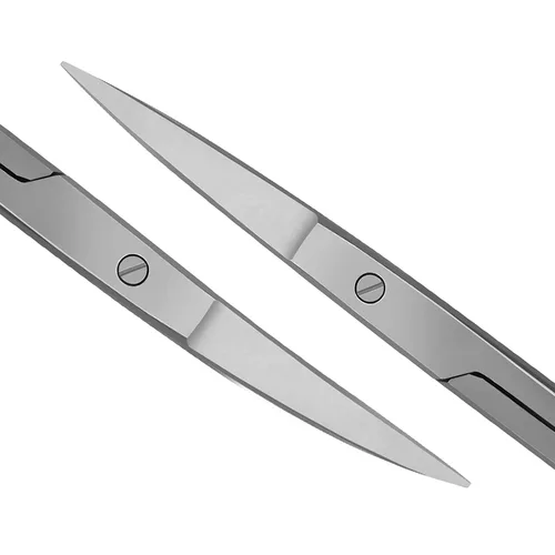 Vista 2 de SURGICAL ONLINE Tijeras Iris curvadas y rectas de 4.5 pulgadas, corte de precisión para uso quirúrgico y dental