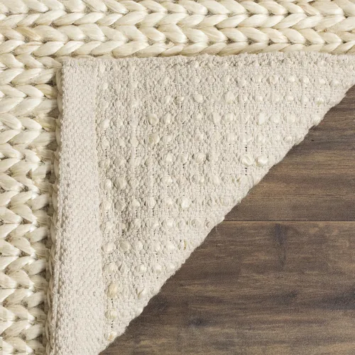 Vista 4 de SAFAVIEH Natural Fiber Collection - Alfombra de pasillo de 2 pies 3 pulgadas x 6 pies, marfil, yute hecho a mano, ideal para zonas de alto tráfico