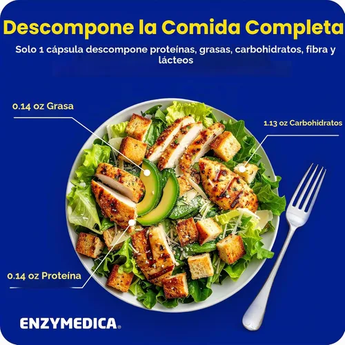 Vista 6 de Enzymedica Digest Basic + Probióticos - 30 Cápsulas Digestive Enzyme Supplement for Women & Men, Enzyme and Probiotic Capsules for Digestion, Gut