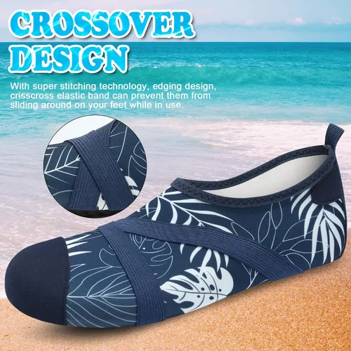 Vista 3 de VIFUUR Zapatos de agua para hombre y mujer, de secado rápido, para playa, natación, yoga, deportes al aire libre
