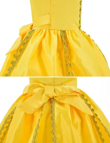 Vista 6 de Disfraz de princesa para niñas fiesta de cumpleaños con accesorios