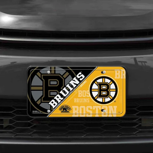 Vista 2 de Rico Industries NHL Hockey Split Metal Auto Tag 6" x 12" - Great for Truck/Car/SUV