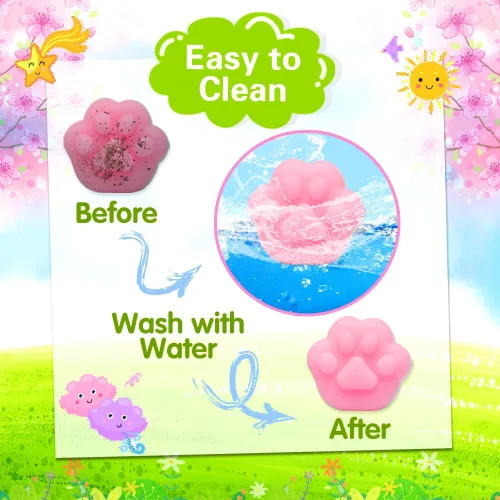 Vista 7 de Paquete de 100 Juguetes Squishies, Pequeños Juguetes Fidget Squishy de Mochi Aleatorios a Granel, Regalos de Fiesta para Niños de 4-8 y 8-12, Bolsa