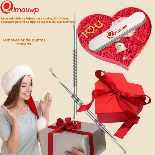 Vista 7 de Kit de herramientas de 16 piezas, herramientas para eliminar puntos negros, extractor de comedones, kit de eliminación de acné y quiste