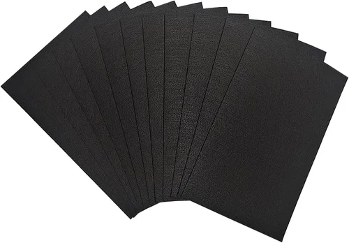 Vista 4 de Jtnohx Hojas de fieltro rígidas para manualidades, tela de fieltro de 0.079 pulgadas de grosor para manualidades, 12 cuadrados de fieltro
