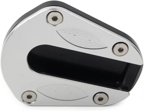 Vista 3 de FSFY Soporte Del Motor Pie Lateral Soporte Ampliador Placa Kickstand Pad para BENELLI TRK 502 Negro