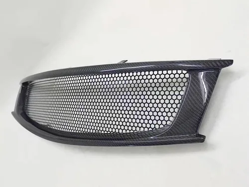 Vista 2 de Rejilla de malla frontal de fibra de carbono para Infiniti G37 08-13 Coupé 2008-2013