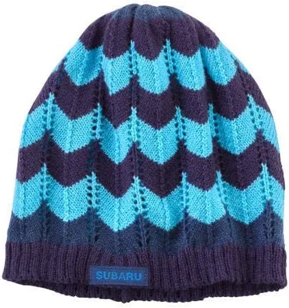 Vista 2 de Subaru Sombrero Genuino Señoras Mujeres Ligero Beanie Impreza STI WRX Forester Ski Snow Nuevo, Azul, Talla única