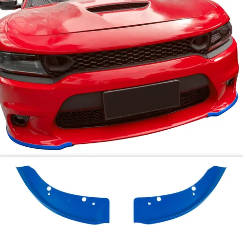 Vista 9 de Hoolcar Protector de parachoques delantero para Dodge Charger SRT 2015-2021, accesorios exteriores, color negro