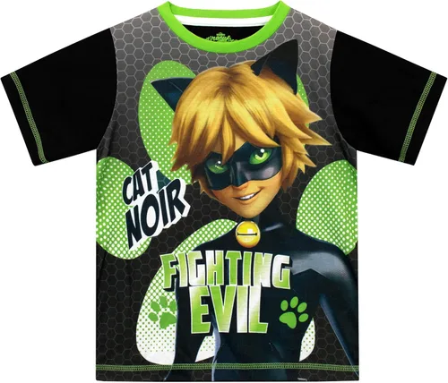 Vista 2 de Miraculous Ladybug Boys' Cat Noir Pajamas