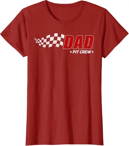 Vista 75 de Dad Pit Crew Race Car Birthday Family Matching Pit Crew Camiseta Pit Crew