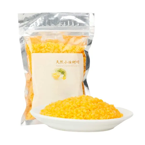 Vista 7 de Voluxe Cera de plantas, Cera Bellina Candelila Wax Cosmetics Material para el hogar (bolsa de 3.53 onzas), 3.5 onzas