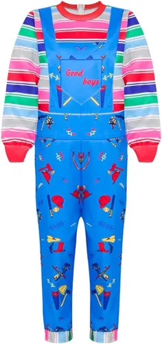 Vista 2 de Disfraz de Chucky para niñas, disfraz de Chucky para Halloween, disfraz de Chucky