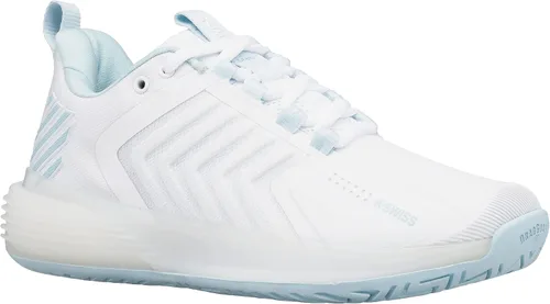 Vista 3 de K-Swiss Ultrashot 3 - Tenis para mujer, Aleaciónblanco brillanteturquesa