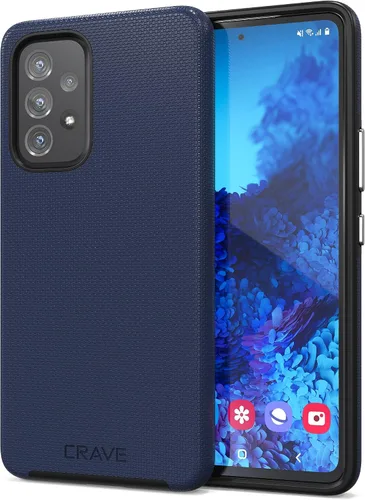 Vista 10 de Crave Para Samsung Galaxy A53 Caso, Funda De Doble Capa De Protección A Prueba De Golpes Para Galaxy A53 5G (6.5 Pulgadas) - Negro
