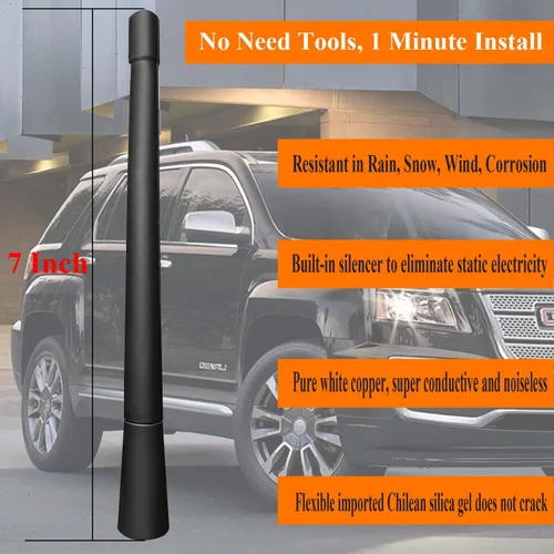 Vista 2 de Reemplazo de antena de 7 pulgadas para GMC Terrain (2010-2018)