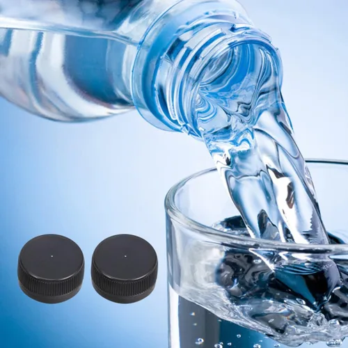 Vista 4 de Healifty Tapas de botellas de plástico de 1.18 pulgadas, cubiertas planas de botellas para niños, manualidades, educación en el hogar, proyectos