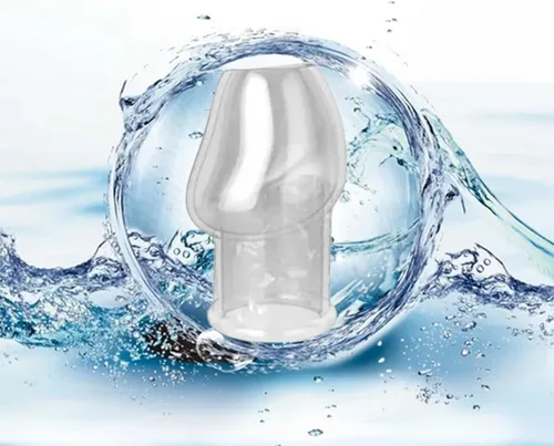 Vista 6 de Anillo de pene reutilizable para hombre, suave, extensor, extensor, eyaculación retardada, de larga duración, más fuerte, elástico, realista