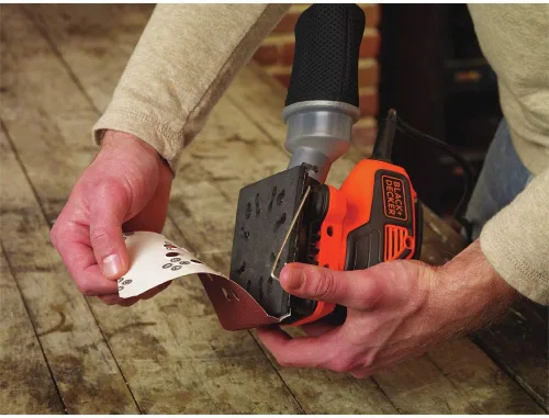 Vista 7 de Black+Decker BDEQS300 - Lijadora orbital de 1/4 de hoja