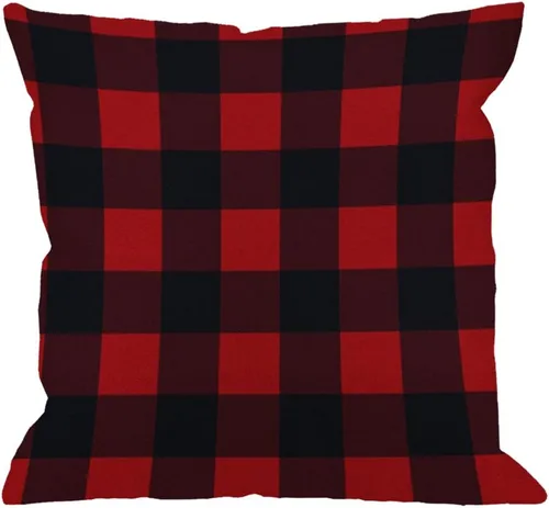 Vista 9 de HGOD DESIGNS Funda de almohada de estrella blanca, diseño abstracto de estrellas de Estados Unidos sobre fondo rojo, fundas de almohada decorativas