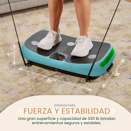 Vista 7 de [Usado] Lifepro Rumblex - Máquina de ejercicio con placa de vibración curvada 4D
